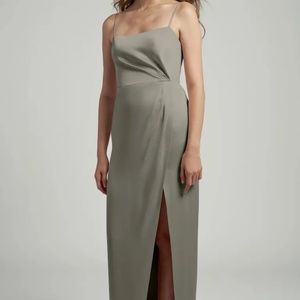 Jenny Yoo Satin Lauren Moss Size 10